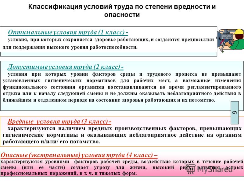 Вредность 3.1 3.2 3.3 3.4. На какие классы условий труда подразделяются рабочие места:. Классификация вредных условий труда по степени опасности. Классификация условий труда на рабочем месте. Оценка условий труда по степени вредности.