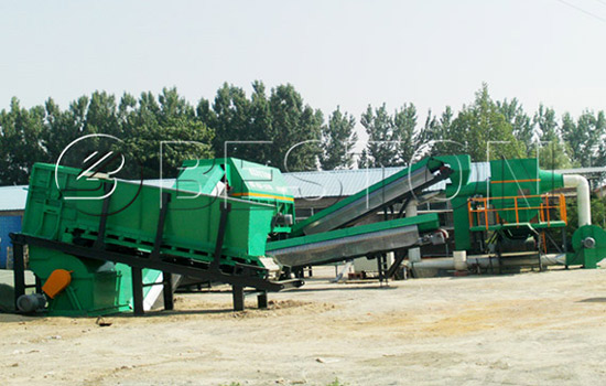 Beston Waste Recycling Plant Classifying Different Waste