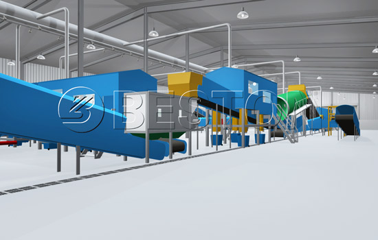 Beston Waste Recycling Equipment - 3D Model
