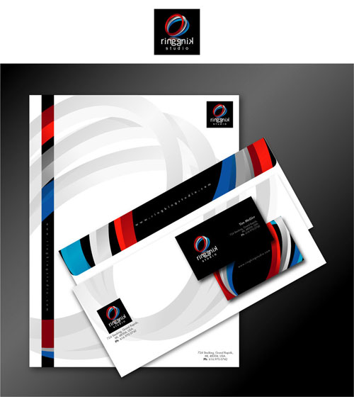 Ring_King_Studio_by_workstation Letterhead Examples and Samples: 77 Letterhead Designs