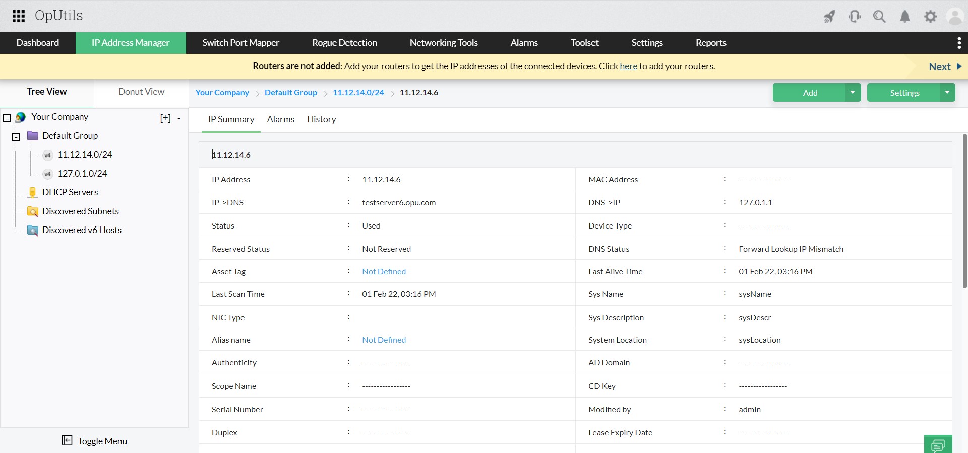 End to End IP Solution - ManageEngine IPAM