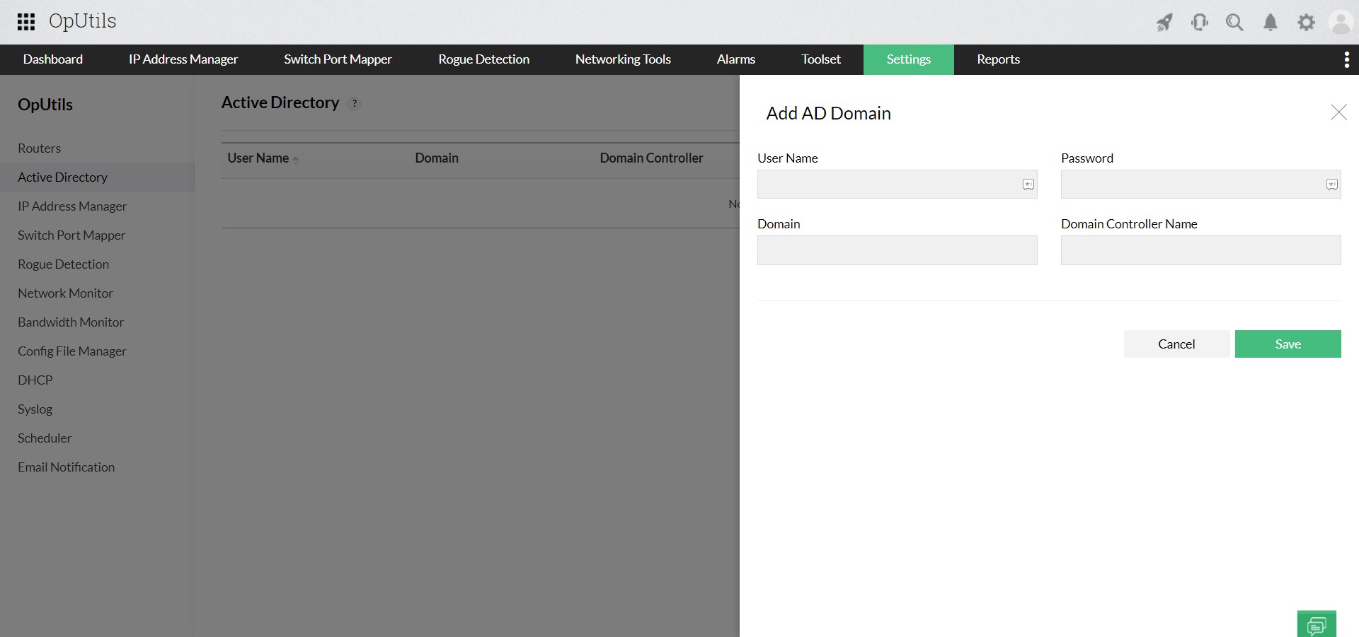 Active Directory Integration with IP Address Manager